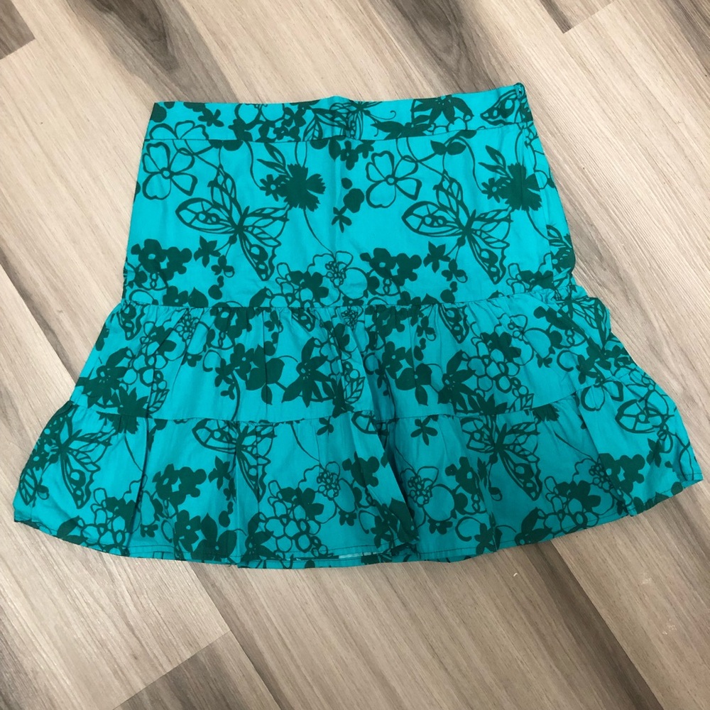 NEW Old Navy Green Floral Pattern Skirt